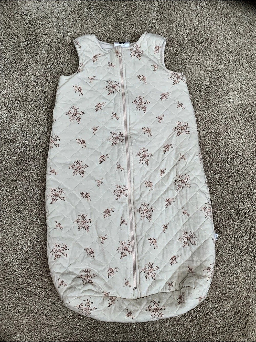Just Born Quilted Sleeveless Wearable Blanket 0-6M